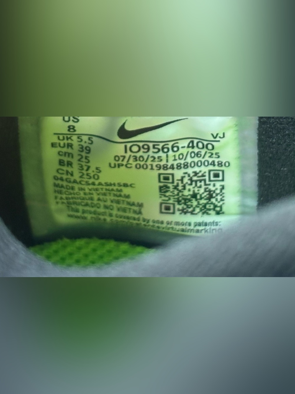 Nike Zoom Fly 6 💅 Glam Dark Obsidian Emerald Racing Running Wmns 7 8 IO9566-400 - Picture 11 of 11